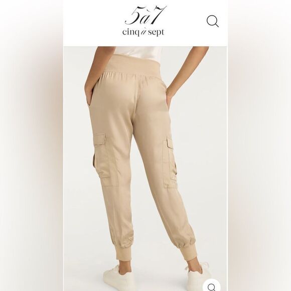 NWT Stunning 5 a 7 cinq a sept Giles Pant in Pecan (color) luxury feel and fit! - Picture 11 of 13